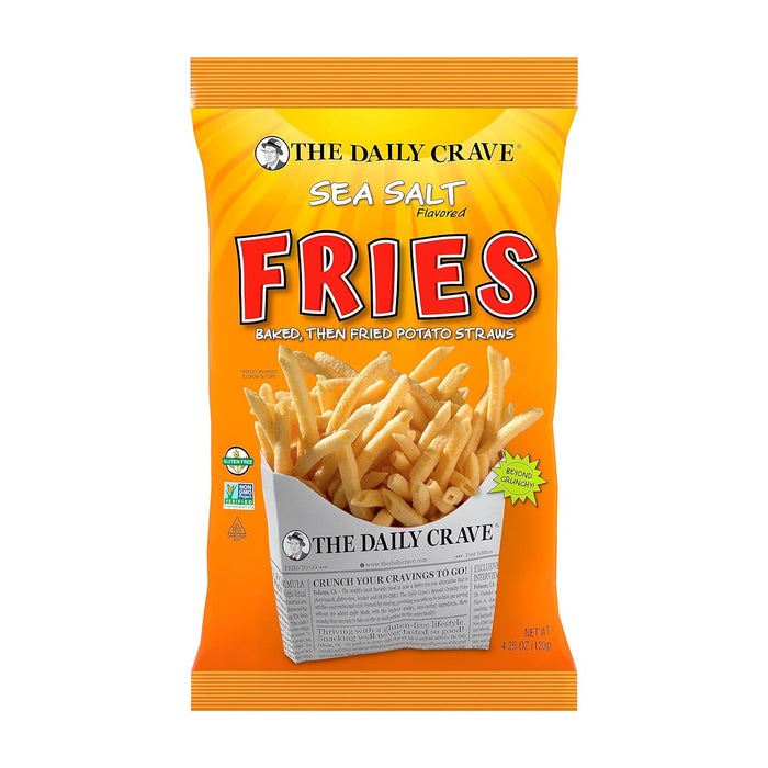 The Daily Crave Fries Hymalayan Pink Salt 4.25 OZ