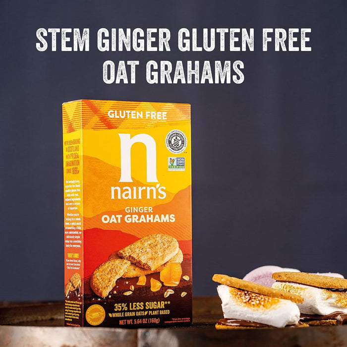 Nairn`S  Cookie Gluten Free Ginger Oat Graham  5.64 Oz