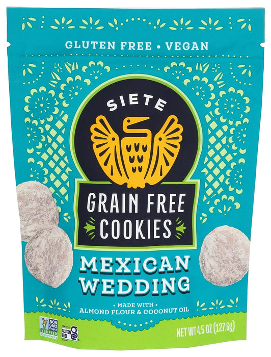 Siete Family Foods  Cookie Grain Free Mexican Wedding  4.5 Oz