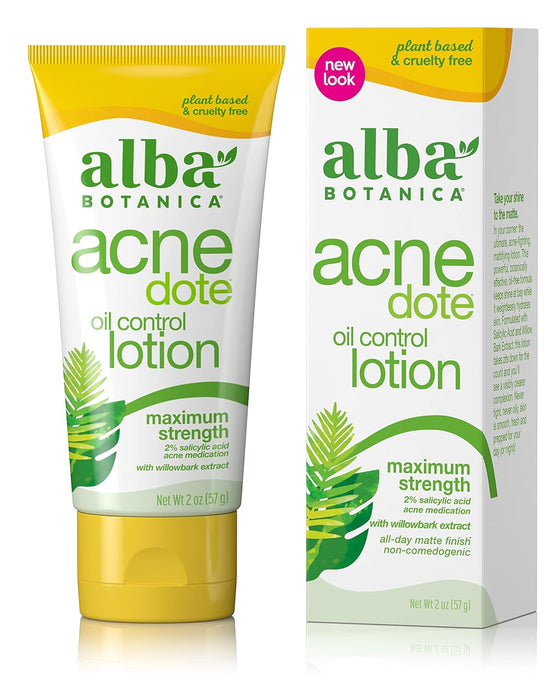 Alba Botanica Natural Acne Dote Oil Control Lotion 1 Each  2 Oz