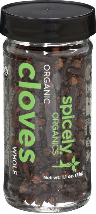 Spicely Organics  Organic Cloves Whole  1.1 Oz