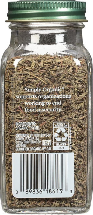 Simply Organic  Thyme Leaf Whole Fancy Grade  .78 Oz