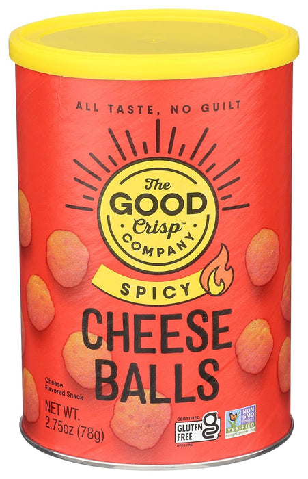 The Good Crisp Company Cheese Balls Spicy Ched 2.75 OZ