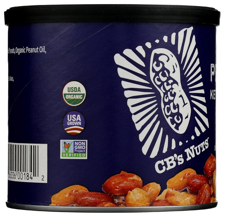 Cb`s Nuts Organic Kettle Roasted Sea Salt Peanuts 14 oz