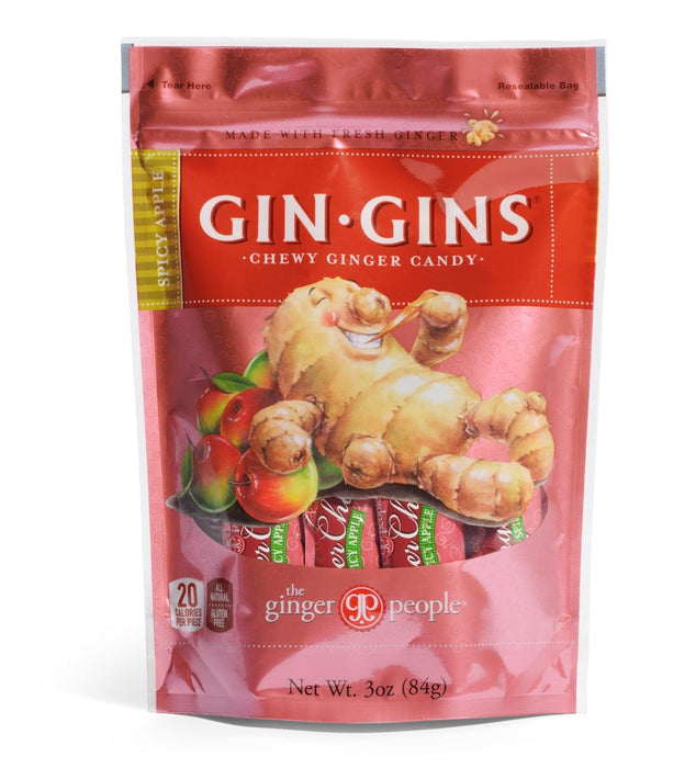 The Ginger People  Chewy Ginger Apple Candy 3 oz