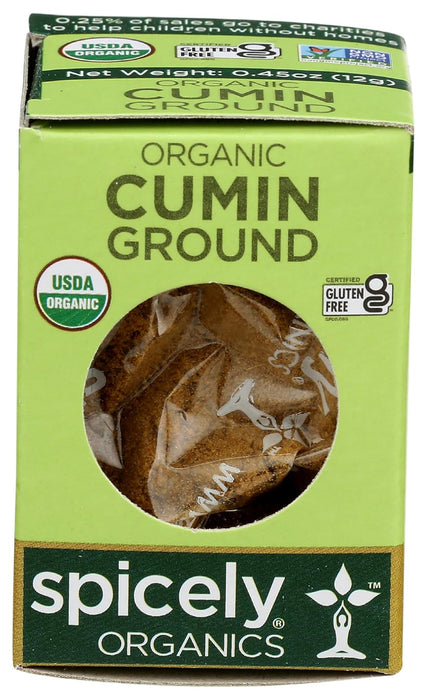 Spicely Organics  Organic Cumin Ground  .45 Oz