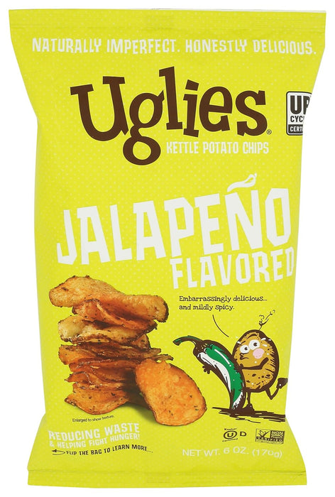 Uglies  Potato Chips Jalepeno  6 Oz