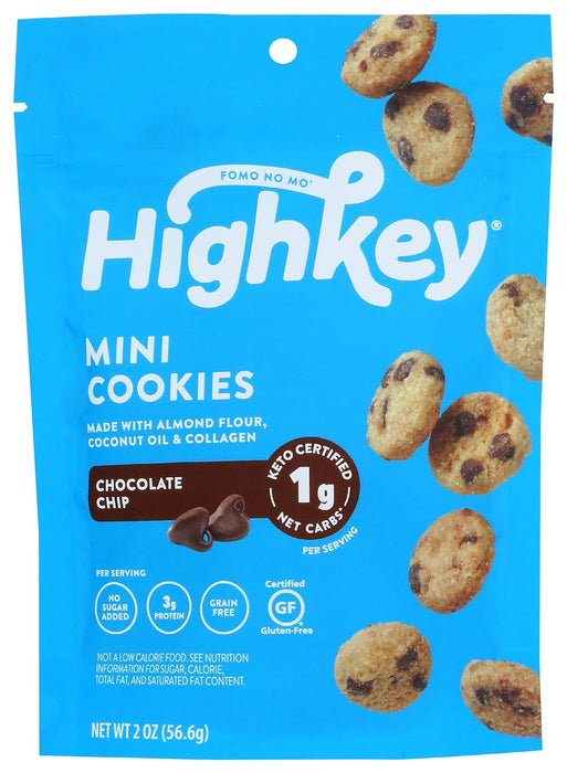 High Key Snacks  High Key Cookie Chocolate Chip Keto  2 Oz