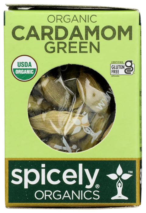 Spicely Organics  Organic Cardamom Pods Green  .2 Oz