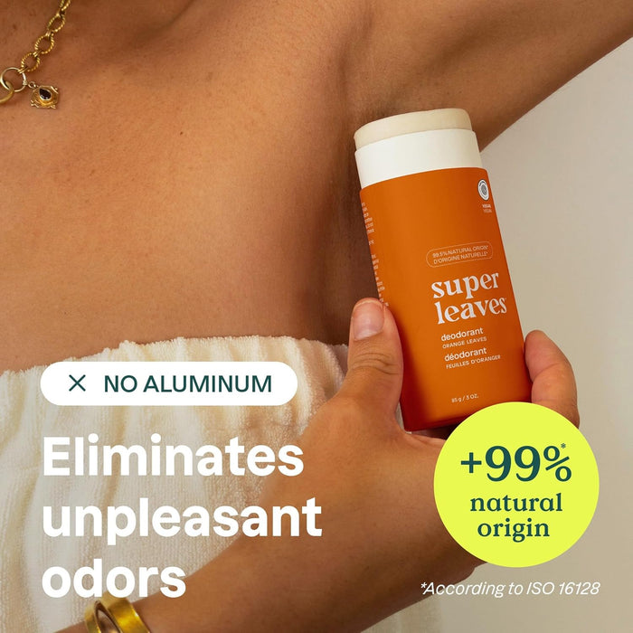 ATTITUDE Plastic Free Deodorant Orange Leaves 3 Ounces