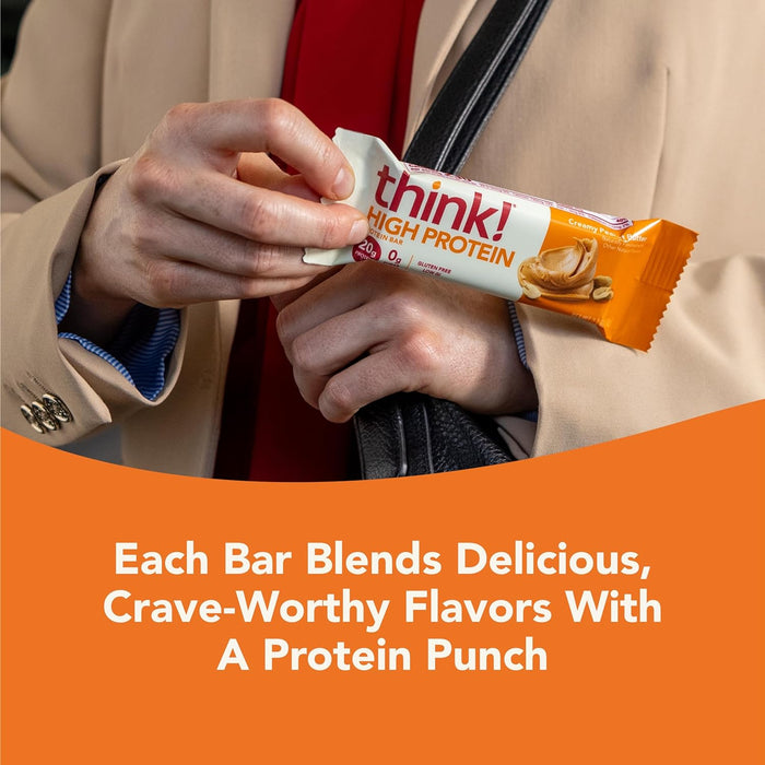 Think High Protein Bar Creamy Peanut Butter   2.1 Oz