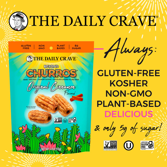 The Daily Crave  Beyond Churros Original Cinnamon  4 Oz