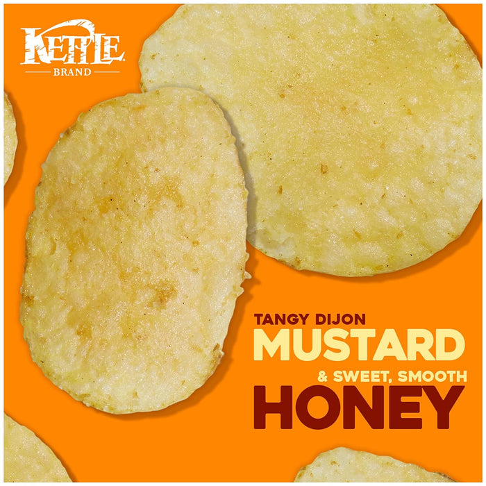 Kettle Brand  Potato Chips Honey Dijon  7.5 Oz