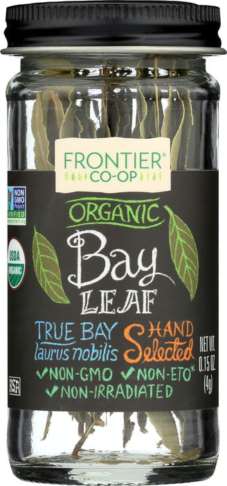 Frontier Nat Prod Co-Op  Bay Leaf Organic Whole  1 Each  0.15 Oz