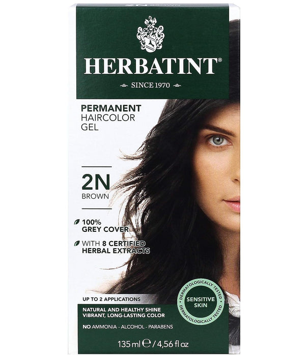 Herbatint  Permanent Haircolour Gel 2N Brown  1 Each  4 Oz