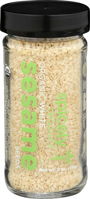 Spicely Organics  Organic Sesame White  2 Oz