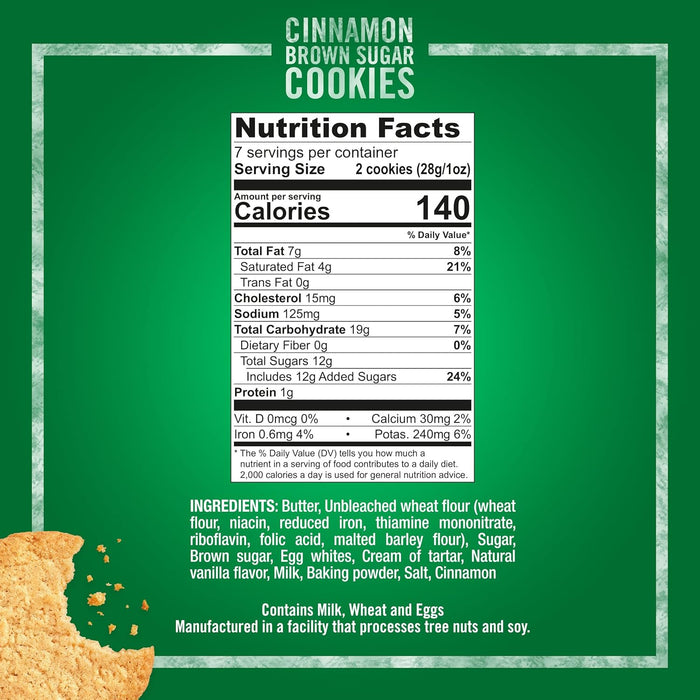 Tate'S Bake Shop  Cinnamon Brown Sugar Cookies  7 Oz