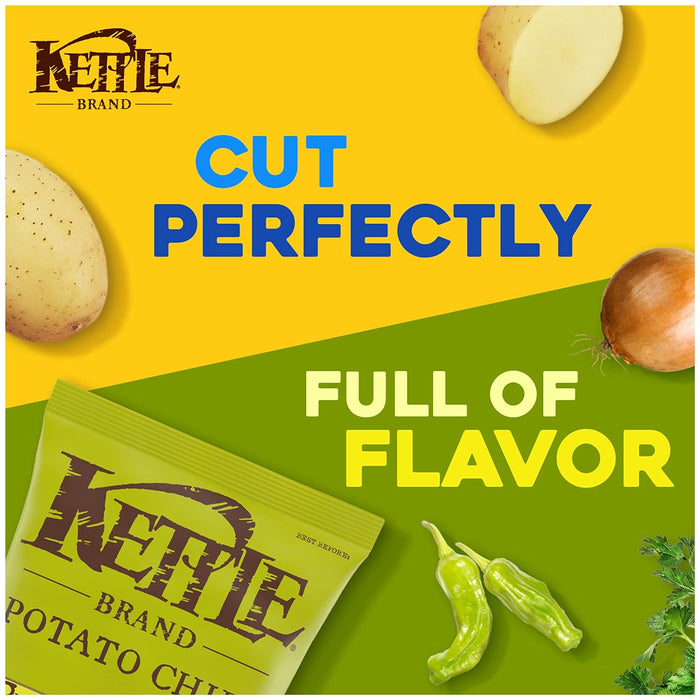 Kettle Brand  Potato Chips Pepperoncini  7.5 Oz