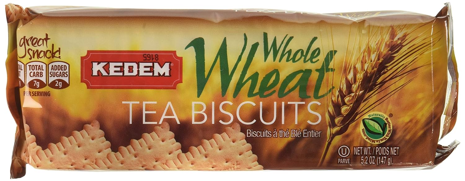 Kedem Tea Biscuits Whole Wheat 5.2 OZ