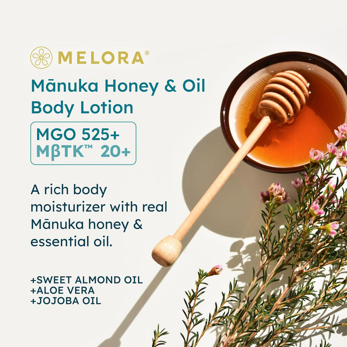 MELORA Manuka Honey Body Lotion 7oz