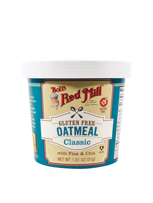 Bob'S Red Mill  Gluten Free Oatmeal Cup Classic With Flax/Chia   1.81 Oz