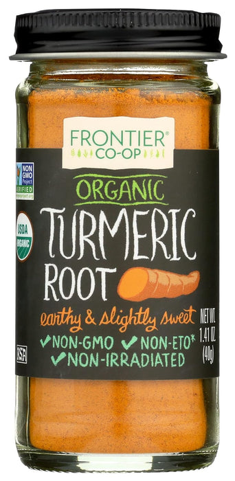 Frontier Nat Prod Co-Op  Turmeric Root Ground Organic  1 Each  1.41 Oz