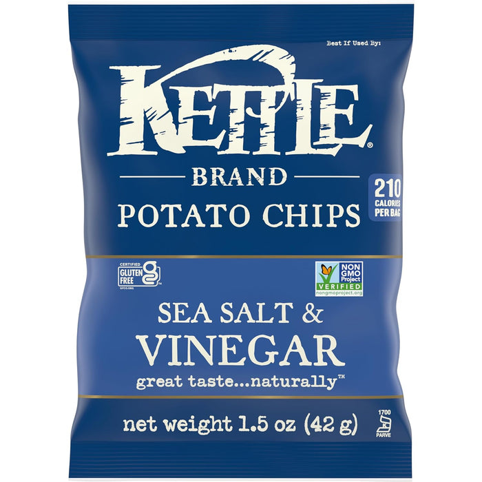 Kettle Brand  Sea Salt & Vinegar Potato Chips  1.5 Oz