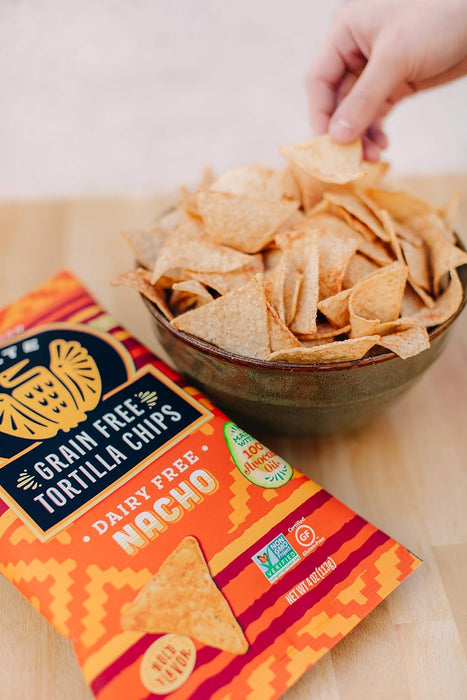 Siete Family Foods  Grain Free Tortilla Chips Nacho  5 Oz