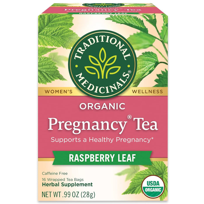 Traditional Medicinals  Organic Pregnancy Herbal Tea 1 Tea Bags  16 Ct