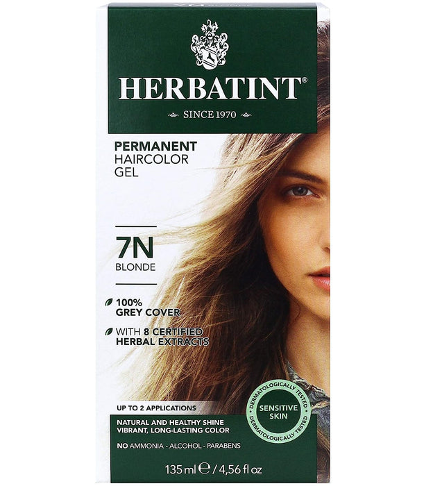 Herbatint  Permanent Haircolour Gel 7N Blonde  1 Each  4 Oz