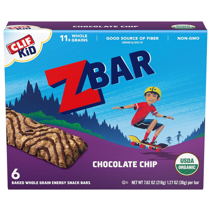 Clif Kid  Kid Protein Bar Organic Chocolate Chip   1.27 Oz