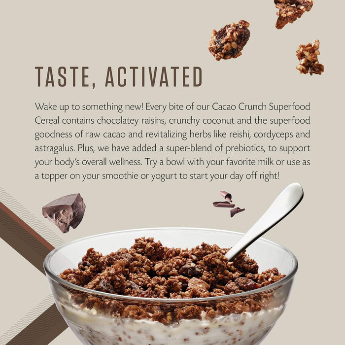 Living Intentions  Activated Superfood Cereal Cacao Crunch   9 Oz