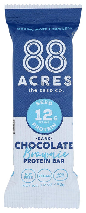 88 Acres  Protein Bar Dark Chocolate Brownie   1.9 Oz