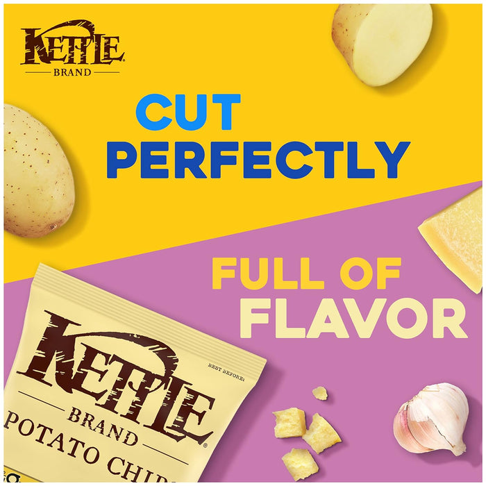 Kettle Brand  Potato Chips Parmesan Garlic  7.5 Oz