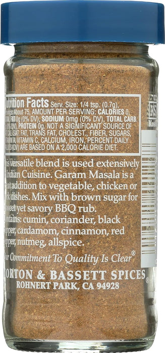 Morton & Bassett  Garam Masala  1.9 Oz