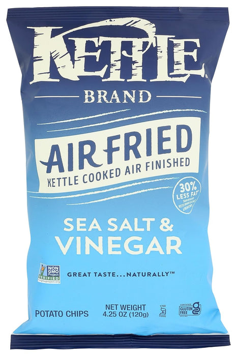 Kettle Brand Pot Chips Air Fried Sea Salt & Vinegar 4.25 OZ