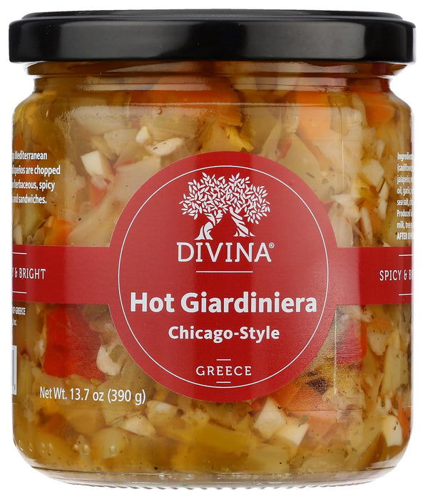 Divina Chicago Style Hot Giardiniera 13.7 oz