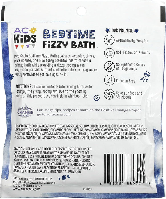 Aura Cacia Fizzy Bath Kids Bedtime 2.5 Oz