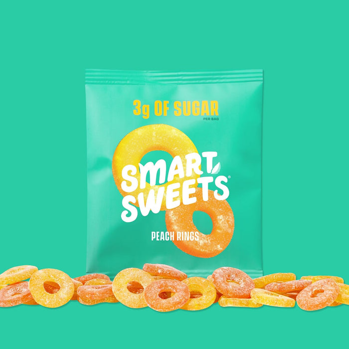 Smartsweets Gummy Peach Rings 1.8 oz