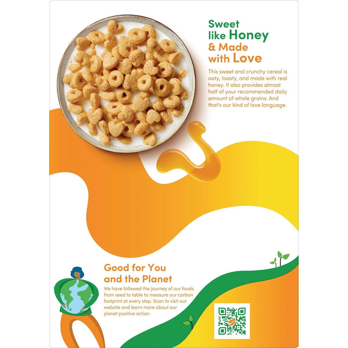 Kashi  Organic Cereal Oat Heart To Heart Honey Toasted   10.6 Oz