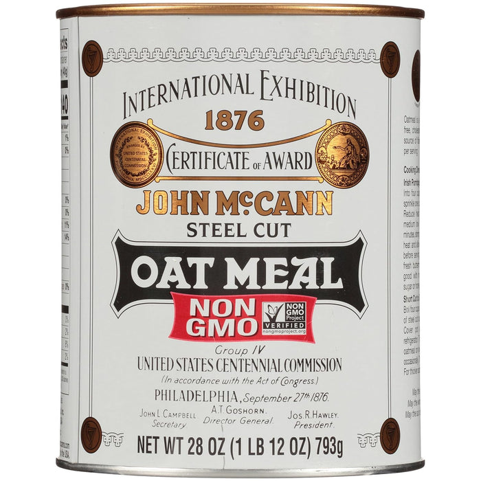 Mccann`S Irish Oatmeal  Steel Cut Irish Oatmeal Non Gmo Tin   28 Oz