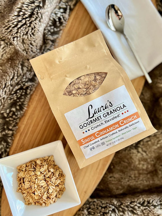 Laura`S Gourmet Granola  Sinful Cinnamon Crunch   16 Oz