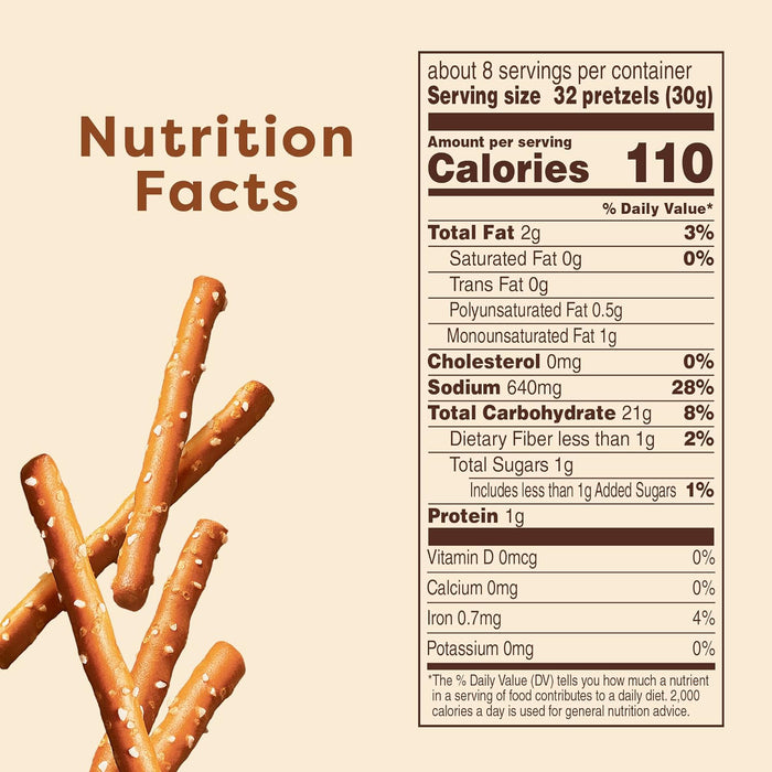 Glutino  Pretzels Sticks Gluten Free  8 Oz