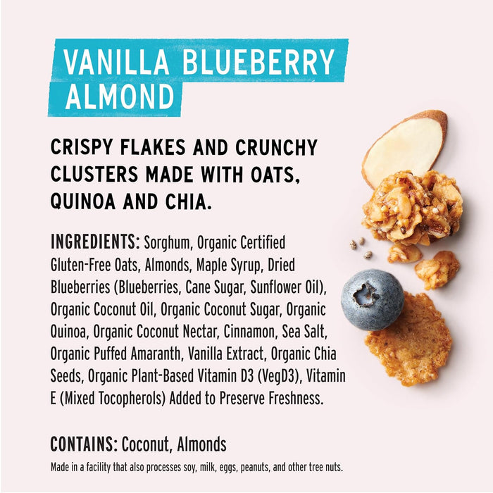 Purely Elizabeth  Vanilla Blueberry Almond Superfood Cereal   11 Oz