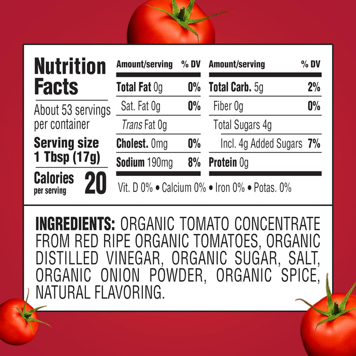 Heinz Organic Tomato Ketchup Bottle 32 oz