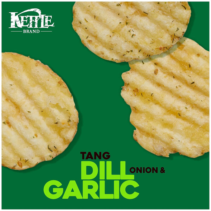 Kettle Brand Kinkle Chips Dill Pickle 13 OZ