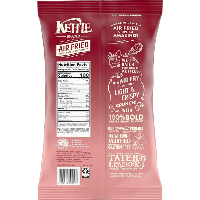 Kettle Air-fried Himalayan Salt Potato Chips 6.5 Oz