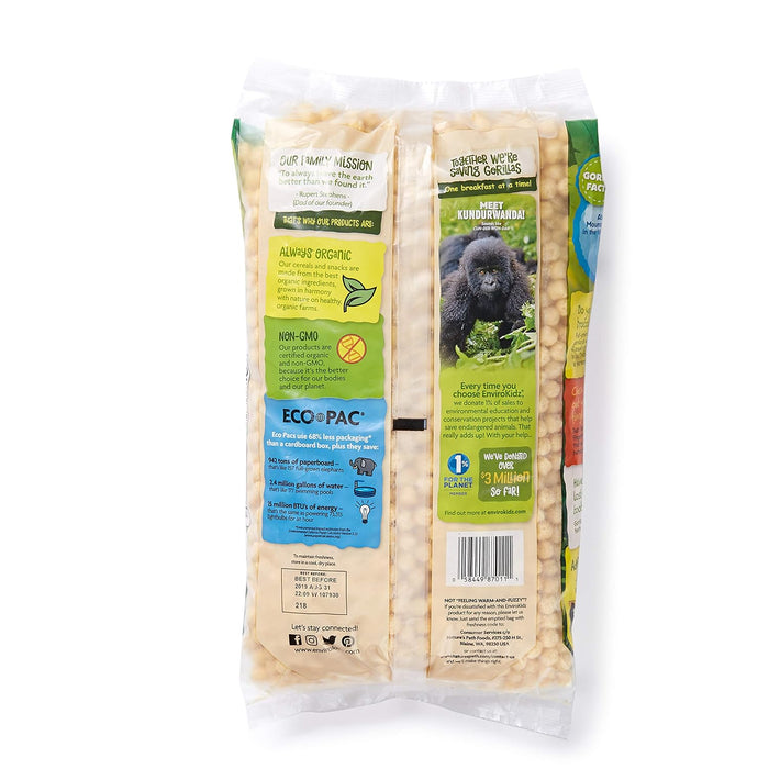 Nature'S Path-Envirokidz  Gorilla Munch Corn Puffs Cereal Organic  23 Oz
