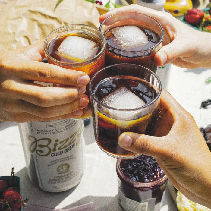 Bizzy Coffee Organic Light Roast Unsweetened Cold Brew 48 OZ