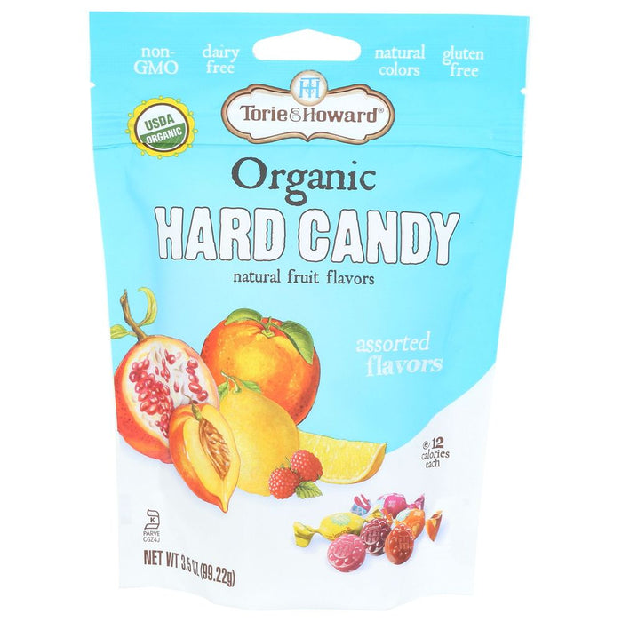 Torie and Howard  Organic Assorted Flavors Hard Candy 3.5 oz